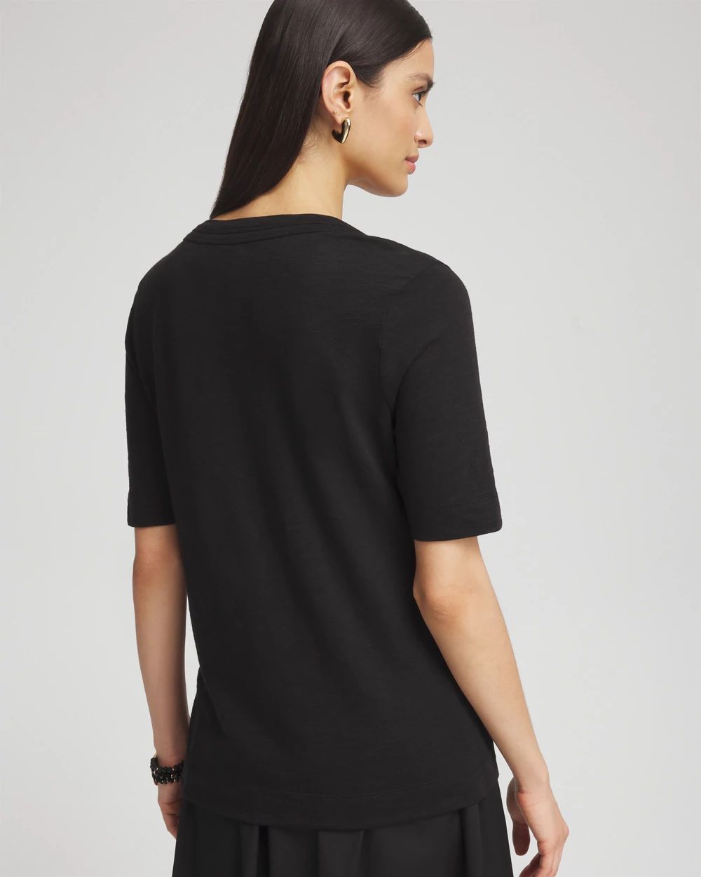 【chico】 Zenergy® Scuba Contrast Top | Chico's